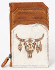 American Darling ADCCM101G Card-Holder Hair On Genuine Leather women bag western handbag purse