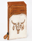 American Darling ADCCM101G Card-Holder Hair On Genuine Leather women bag western handbag purse