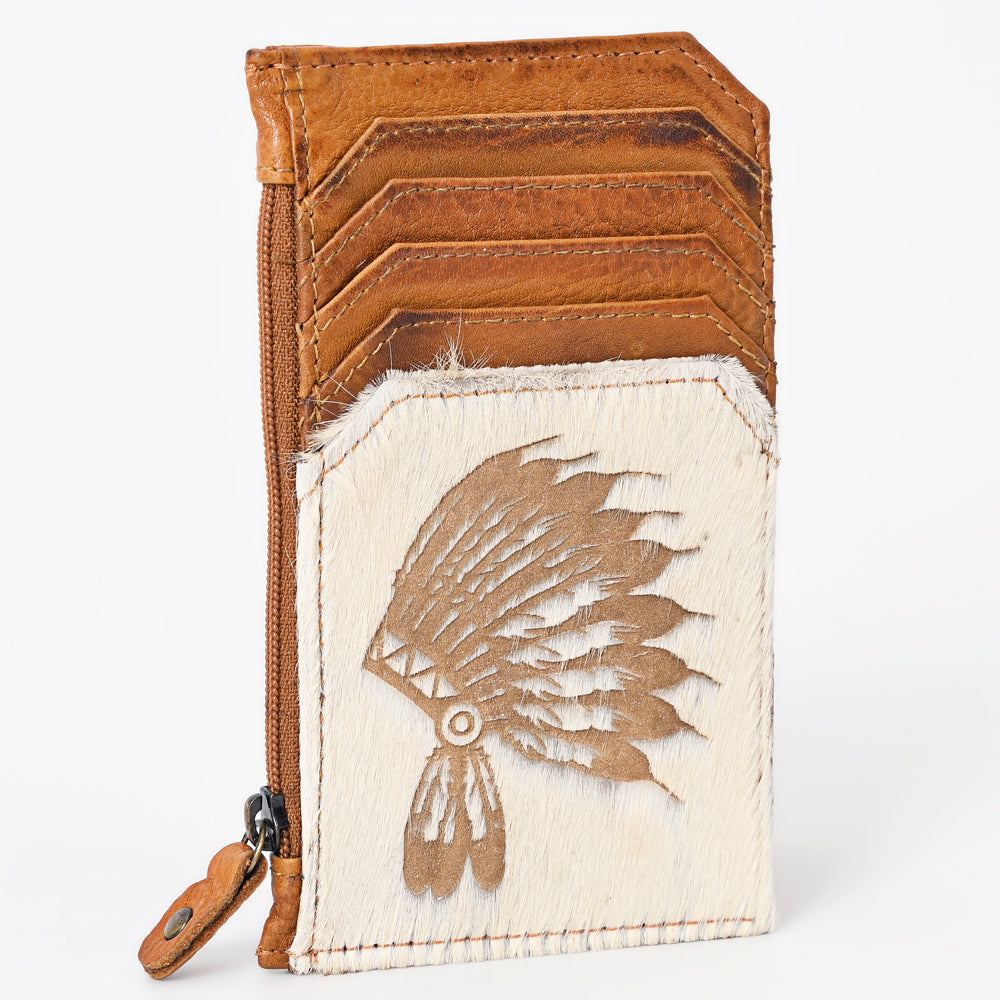American Darling ADCCM101H Card-Holder Hair On Genuine Leather women bag western handbag purse