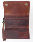 American Darling Clutch Hand Tooled Genuine Leather women bag western handbag purse