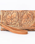 American Darling Clutch Hand Tooled Genuine Leather women bag western handbag purse
