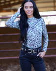 DADDY'S MONEY MESH LAYERING TOP