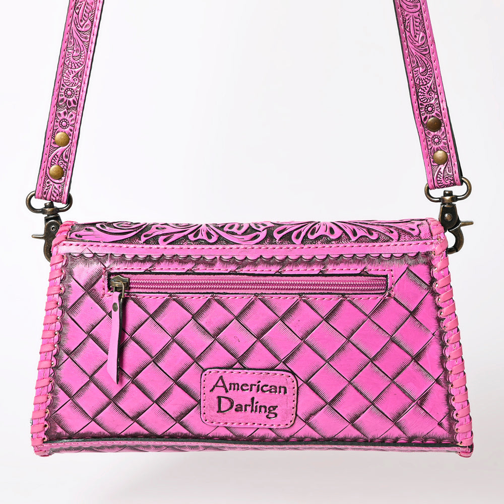 American Darling Wallet Hand Tooled Genuine Leather women bag western handbag purse