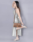 American Darling Wallet Hand Tooled Genuine Leather women bag western handbag purse