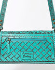 American Darling Wallet Hand Tooled Genuine Leather women bag western handbag purse