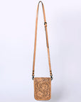 American Darling Cell Phone Holder Hand Tooled Genuine Leather women bag western handbag purse
