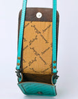 American Darling Cell Phone Holder Hand Tooled Genuine Leather women bag western handbag purse