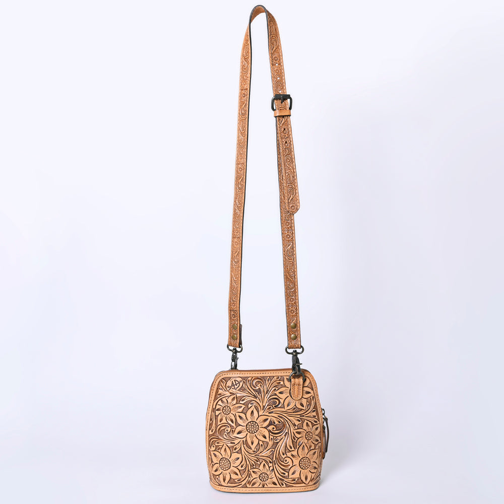 American Darling Cross Body Hand Tooled Genuine Leather women bag western handbag purse