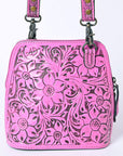 American Darling Cross Body Hand Tooled Genuine Leather women bag western handbag purse