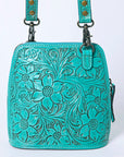 American Darling Cross Body Hand Tooled Genuine Leather women bag western handbag purse