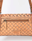 American Darling ADBG1137A Clutch Hand Tooled Genuine Leather women bag western handbag purse