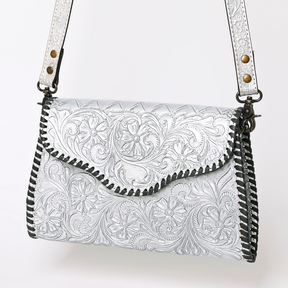 American Darling ADBG1137A Clutch Hand Tooled Genuine Leather women bag western handbag purse