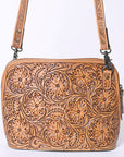 American Darling Cross Body Hand Tooled Genuine Leather women bag western handbag purse