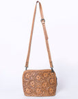American Darling Cross Body Hand Tooled Genuine Leather women bag western handbag purse