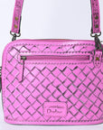 American Darling Cross Body Hand Tooled Genuine Leather women bag western handbag purse