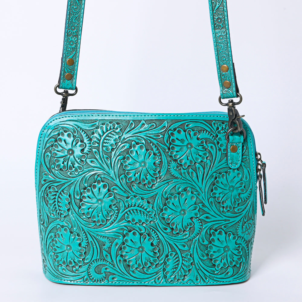 American Darling Cross Body Hand Tooled Genuine Leather women bag western handbag purse