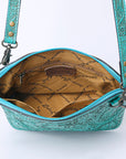 American Darling Cross Body Hand Tooled Genuine Leather women bag western handbag purse