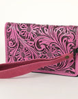 American Darling Clutch Hand Tooled Genuine Leather women bag western handbag purse