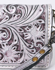 American Darling Clutch Hand Tooled Genuine Leather women bag western handbag purse