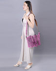 American Darling Tote Hand Tooled Genuine Leather women bag western handbag purse