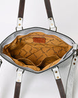 American Darling Tote Hand Tooled Genuine Leather women bag western handbag purse