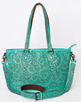 American Darling Tote Hand Tooled Genuine Leather women bag western handbag purse