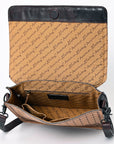 American Darling ADBGZ738 Crossbody Hand Tooled Saddle Blanket Genuine Leather Women Bag Western Handbag Purse