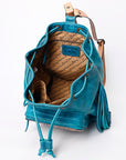 ADBGZ741 American Darling Hand Tooled Genuine Leather Women Bag Western Handbag Purse