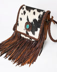 American Darling Messenger Genuine Leather Women Bag Western Handbag Purse
