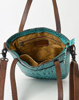 American Darling Tote Crocodile Embossed Genuine Leather Women Bag Western Handbag Purse