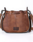 ADBG1144 American Darling Hobo Hand Tooled Hair-On Genuine Leather women bag western handbag purse