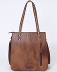 ADBG1149 American Darling Tote Hand Tooled Saddle Blanket Genuine Leather women bag western handbag purse