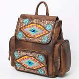 ADBG1150 American Darling Backpack Hand Tooled Saddle Blanket Genuine Leather women bag western handbag purse