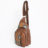 ADBG1152 American Darling Hand Tooled Genuine Leather Women Bag Western Handbag Purse