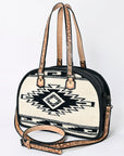 ADBG1161 American Darling Tote Saddle Blanket Genuine Leather women bag western handbag purse