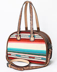 ADBG1162 American Darling Tote Saddle Blanket Genuine Leather women bag western handbag purse