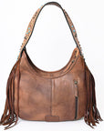 ADBG1164 American Darling Hobo Hand Tooled Crocodile embossed Genuine Leather women bag western handbag purse