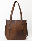 American Darling Tote Hand Tooled Hair-onGenuine Leather women bag western handbag purse