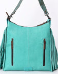 American Darling ADBG1175 Hobo Hobo Crocodile Embossed Genuine Leather Women Bag Western Handbag Purse