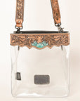 American Darling ADBG1142 Hand Tooled Genuine Leather Women Bag Western Handbag Purse
