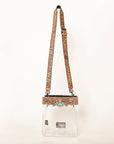 American Darling ADBG1142 Hand Tooled Genuine Leather Women Bag Western Handbag Purse