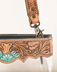 American Darling ADBG1142 Hand Tooled Genuine Leather Women Bag Western Handbag Purse