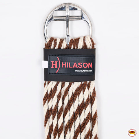 HILASON Horse Girth Western Wool 27 Strand Breathable Saddle Cinch Stainless Steel