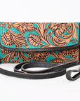 ADBGA361 American Darling Hand Tooled Genuine Leather Women Bag Western Handbag Purse