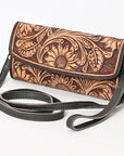 ADBGA362 American Darling Hand Tooled Genuine Leather Women Bag Western Handbag Purse