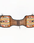 Hilason Floral  Western Horse Leather Saddle Bag Heavyduty Traditional Trail Ride