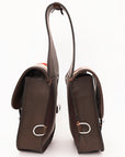 Hilason Floral  Western Horse Leather Saddle Bag Heavyduty Traditional Trail Ride
