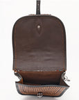 Hilason Floral  Western Horse Leather Saddle Bag Heavyduty Traditional Trail Ride