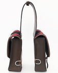 Hilason Floral  Western Horse Leather Saddle Bag Heavyduty Traditional Trail Ride