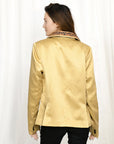 Genuine leather Hand tooled hand carved Women Blazer dress jacket ladies Girl